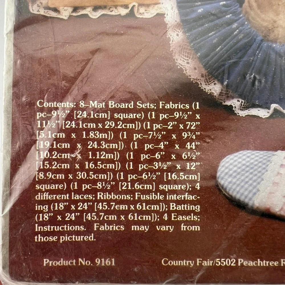 Vintage Country‎ Fair Special Occasions Frames Craft Kit 1982 USA Picture Frames
